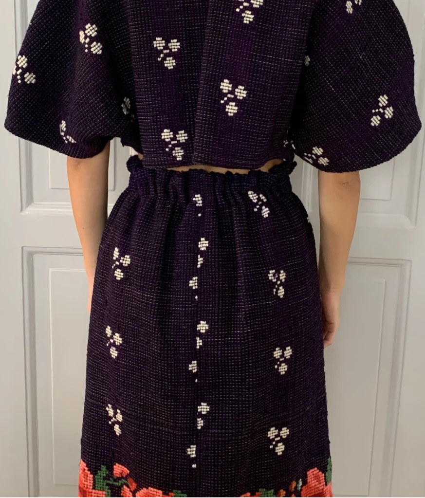 Wool indigo skirt - Image 5