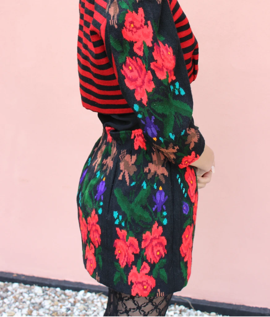 Wool stripe and flower set - Image 4