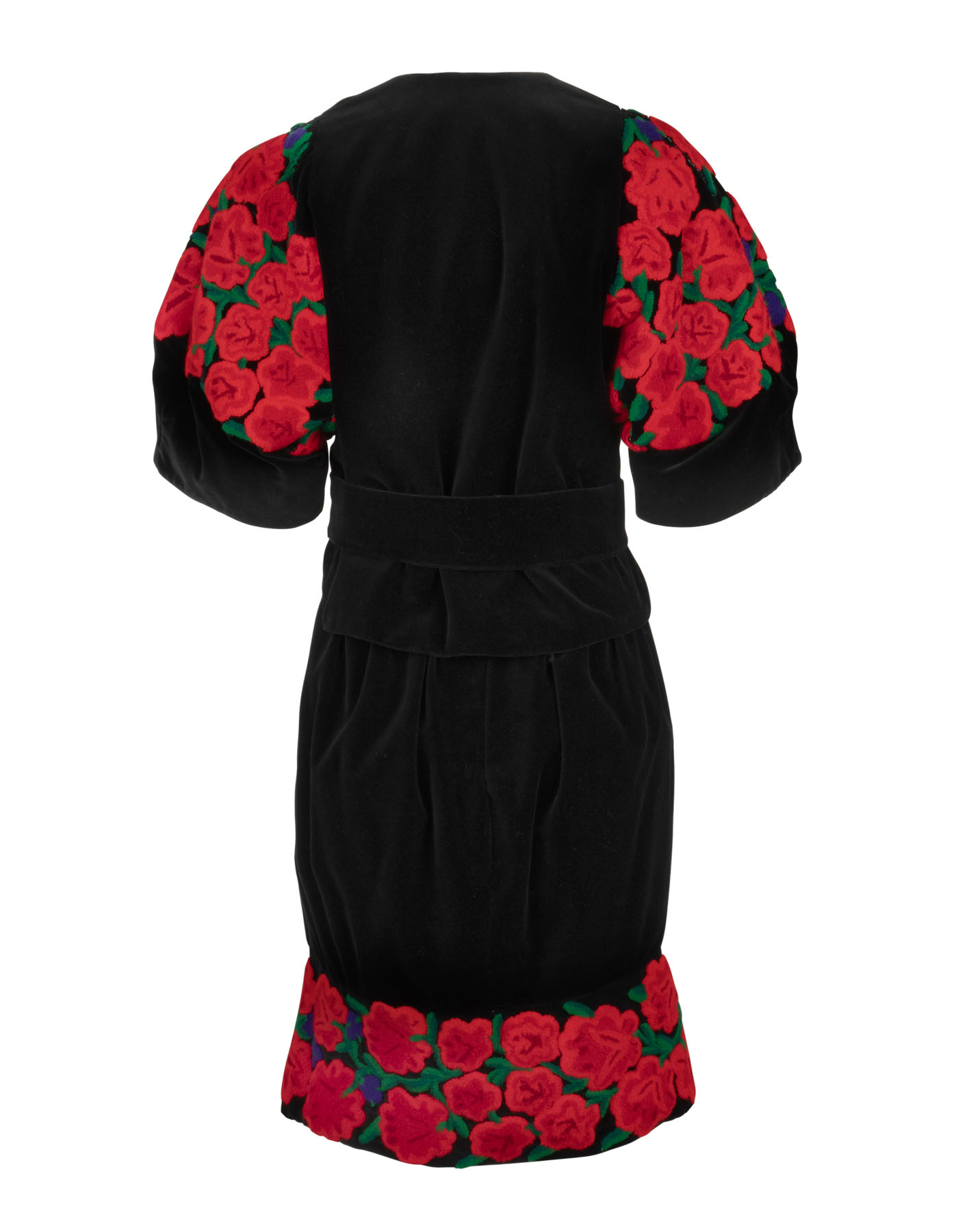 Velvet set with red embroidery - Image 3